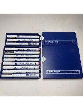 Creative Memories 600906 600907 Bold Tip Jewel Tones Pen Sets 11 Pens Japan